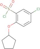 5-Chloro-2-(cyclopentyloxy)benzene-1-sulfonyl chloride