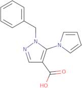 1-Benzyl-5-(1H-pyrrol-1-yl)-1H-pyrazole-4-carboxylic acid