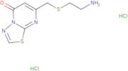 7-(((2-Aminoethyl)thio)methyl)-5H-[1,3,4]thiadiazolo[3,2-a]pyrimidin-5-one dihydrochloride