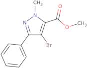 Methyl 4-bromo-1-methyl-3-phenyl-1H-pyrazole-5-carboxylate