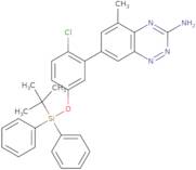 7-(5-((tert-Butyldiphenylsilyl)oxy)-2-chlorophenyl)-5-methylbenzo[E][1,2,4]triazin-3-amine