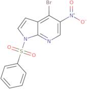 4-Bromo-5-nitro-1-(phenylsulfonyl)-1H-pyrrolo[2,3-b]pyridine