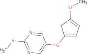 5-((4-Methoxycyclopenta-1,3-dien-1-yl)oxy)-2-(methylthio)pyrimidine