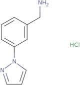 [3-(1H-Pyrazol-1-yl)phenyl]methanamine hydrochloride