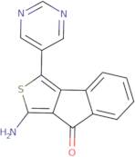 1-Amino-3-(pyrimidin-5-yl)-8H-indeno[1,2-c]thiophen-8-one