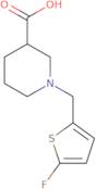 1-[(5-Fluorothien-2-yl)methyl]piperidine-3-carboxylic acid