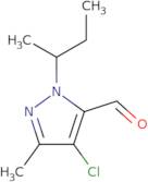 1-(Butan-2-yl)-4-chloro-3-methyl-1H-pyrazole-5-carbaldehyde