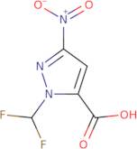 1-(Difluoromethyl)-3-nitro-1H-pyrazole-5-carboxylic acid