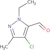 4-Chloro-1-ethyl-3-methyl-1H-pyrazole-5-carbaldehyde
