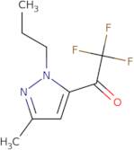 2,2,2-Trifluoro-1-(3-methyl-1-propyl-1H-pyrazol-5-yl)ethanone