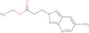 Ethyl 3-(5-methyl-2H-pyrazolo[3,4-b]pyridin-2-yl)propanoate
