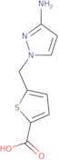 5-[(3-Amino-1H-pyrazol-1-yl)methyl]thiophene-2-carboxylic acid