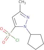 1-Cyclopentyl-3-methyl-1H-pyrazole-5-sulfonyl chloride