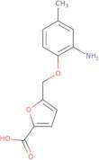 5-(2-Amino-4-methylphenoxymethyl)furan-2-carboxylic acid