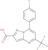 7-(4-Fluorophenyl)-5-(trifluoromethyl)pyrazolo[1,5-a]pyrimidine-2-carboxylic acid