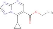 Ethyl 7-cyclopropyl[1,2,4]triazolo[1,5-a]pyrimidine-6-carboxylate