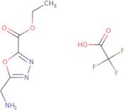 Ethyl 5-(aminomethyl)-1,3,4-oxadiazole-2-carboxylate 2,2,2-trifluoroacetate
