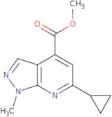 Methyl 6-cyclopropyl-1-methyl-1H-pyrazolo[3,4-b]pyridine-4-carboxylate