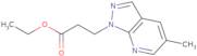 Ethyl 3-(5-methyl-1H-pyrazolo[3,4-b]pyridin-1-yl)propanoate