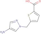 5-[(4-Amino-1H-pyrazol-1-yl)methyl]thiophene-2-carboxylic acid