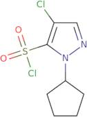 4-Chloro-1-cyclopentyl-1H-pyrazole-5-sulfonyl chloride