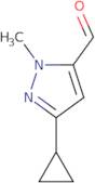 3-Cyclopropyl-1-methyl-1H-pyrazole-5-carbaldehyde