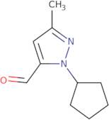 1-Cyclopentyl-3-methyl-1H-pyrazole-5-carbaldehyde