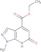Ethyl 1-methyl-6-oxo-6,7-dihydro-1H-pyrazolo[3,4-b]pyridine-4-carboxylate