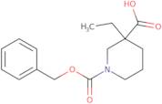 1-cbz-3-ethylpiperidine-3-carboxylic acid