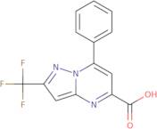 7-Phenyl-2-(trifluoromethyl)pyrazolo[1,5-a]pyrimidine-5-carboxylic acid