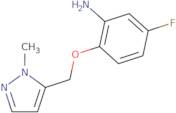 5-Fluoro-2-[(1-methyl-1H-pyrazol-5-yl)methoxy]aniline