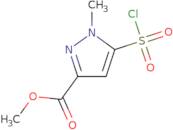 Methyl 5-(chlorosulfonyl)-1-methyl-1H-pyrazole-3-carboxylate