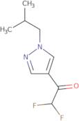 2,2-Difluoro-1-(1-isobutyl-1H-pyrazol-4-yl)ethanone