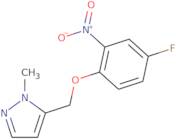 5-((4-Fluoro-2-nitrophenoxy)methyl)-1-methyl-1H-pyrazole