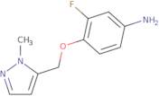 3-Fluoro-4-[(1-methyl-1H-pyrazol-5-yl)methoxy]aniline