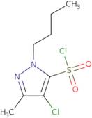 1-Butyl-4-chloro-3-methyl-1H-pyrazole-5-sulfonyl chloride