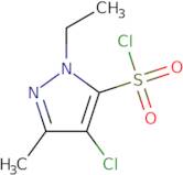 4-Chloro-1-ethyl-3-methyl-1H-pyrazole-5-sulfonyl chloride