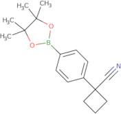 1-[4-(4,4,5,5-Tetramethyl-[1,3,2]dioxaborolan-2-yl)-phenyl] -cyclobutanecarbonitrile