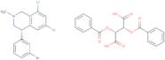 (4S)-4-(3-Bromophenyl)-6,8-dichloro-2-methyl-1,2,3,4-tetrahydroisoquinoline (-)2,3-Dibenzoyl-L-tar…