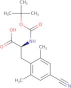 (S)-2-((tert-Butoxycarbonyl)amino)-3-(4-cyano-2,6-dimethylphenyl)propanoic acid