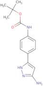 tert-Butyl N-[4-(3-amino-1H-pyrazol-5-yl)phenyl]carbamate