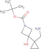 tert-Butyl 3-[1-(aminomethyl)cyclopropyl]-3-hydroxyazetidine-1-carboxylate