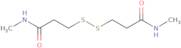 N,N'-Dimethyl-3,3'-dithiodipropionamide