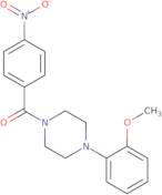 4-(2-Methoxyphenyl)piperazinyl 4-nitrophenyl ketone