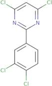 4,6-Dichloro-2-(3,4-dichlorophenyl)pyrimidine