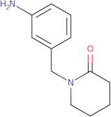 1-[(3-Aminophenyl)methyl]piperidin-2-one