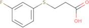 3-[(3-Fluorophenyl)sulfanyl]propanoic acid