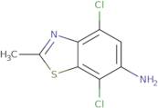 4,7-Dichloro-2-methylbenzo[D]thiazol-6-amine