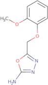 5-((2-Methoxyphenoxy)methyl)-1,3,4-oxadiazol-2-amine