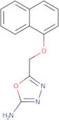 5-[(1-Naphthyloxy)methyl]-1,3,4-oxadiazol-2-amine